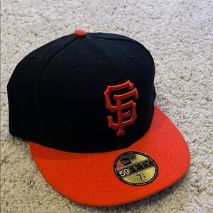 CLASSIC NEW ERA SF GIANTS FITTED HAT CAP SZ 7 3/8